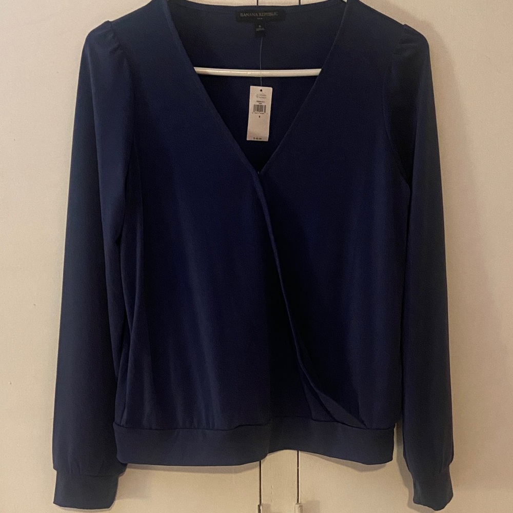 Banana Republic Deep Blue Blouse